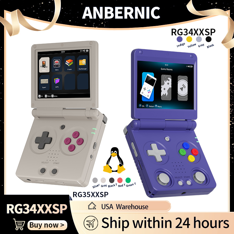 Anbernic RG34XXSP RG35XXSP Fli - огляд і ціна Retro Gaming N64