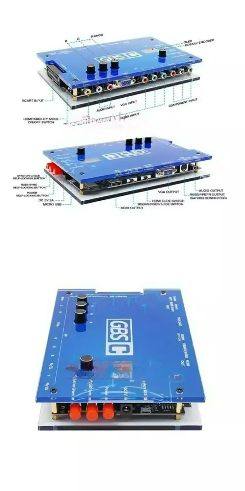 Suitable for GBS Converter Con - огляд і ціна Scart To Hdmi
