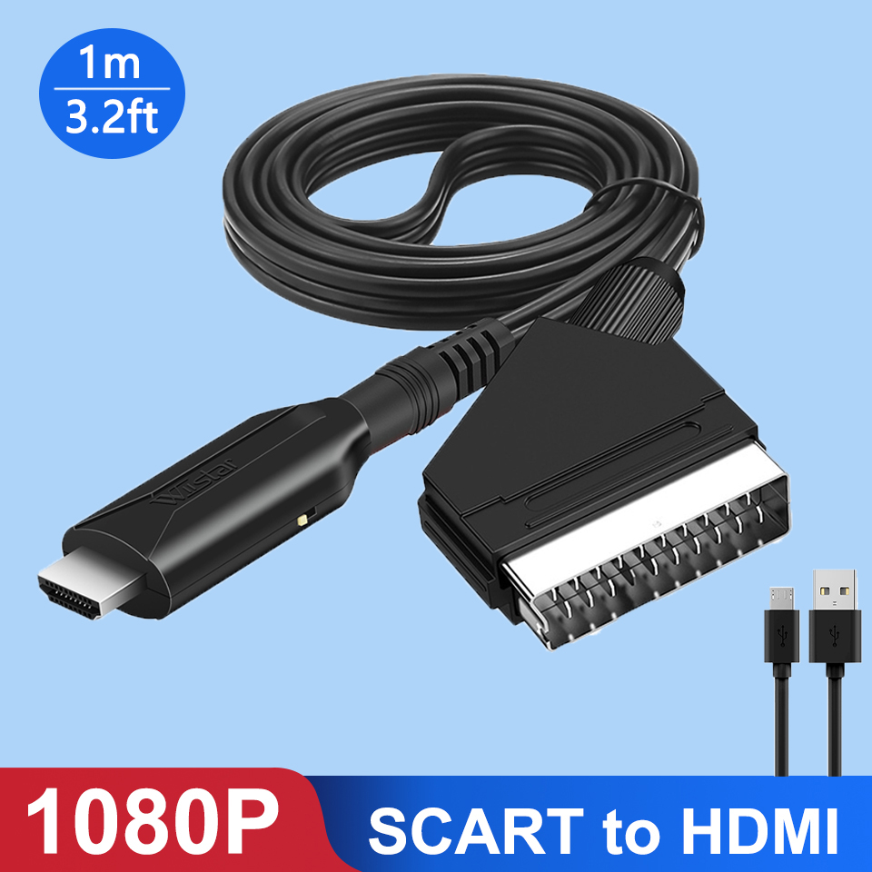 Scart to HDMI Converter 1080P  - огляд і ціна Scart To Hdmi