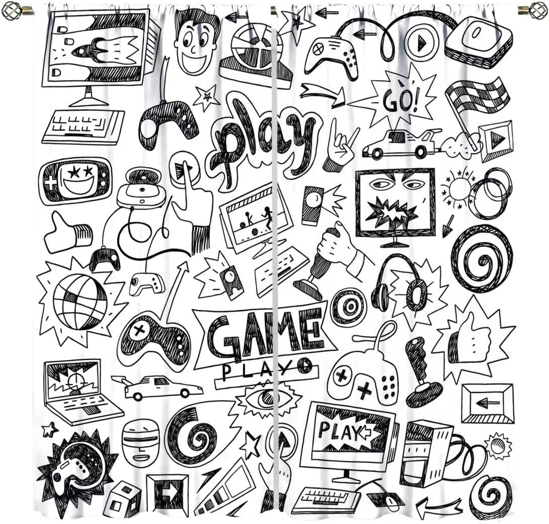 Gaming Video Game Curtain Deco - огляд і ціна Retro Gaming Youtube