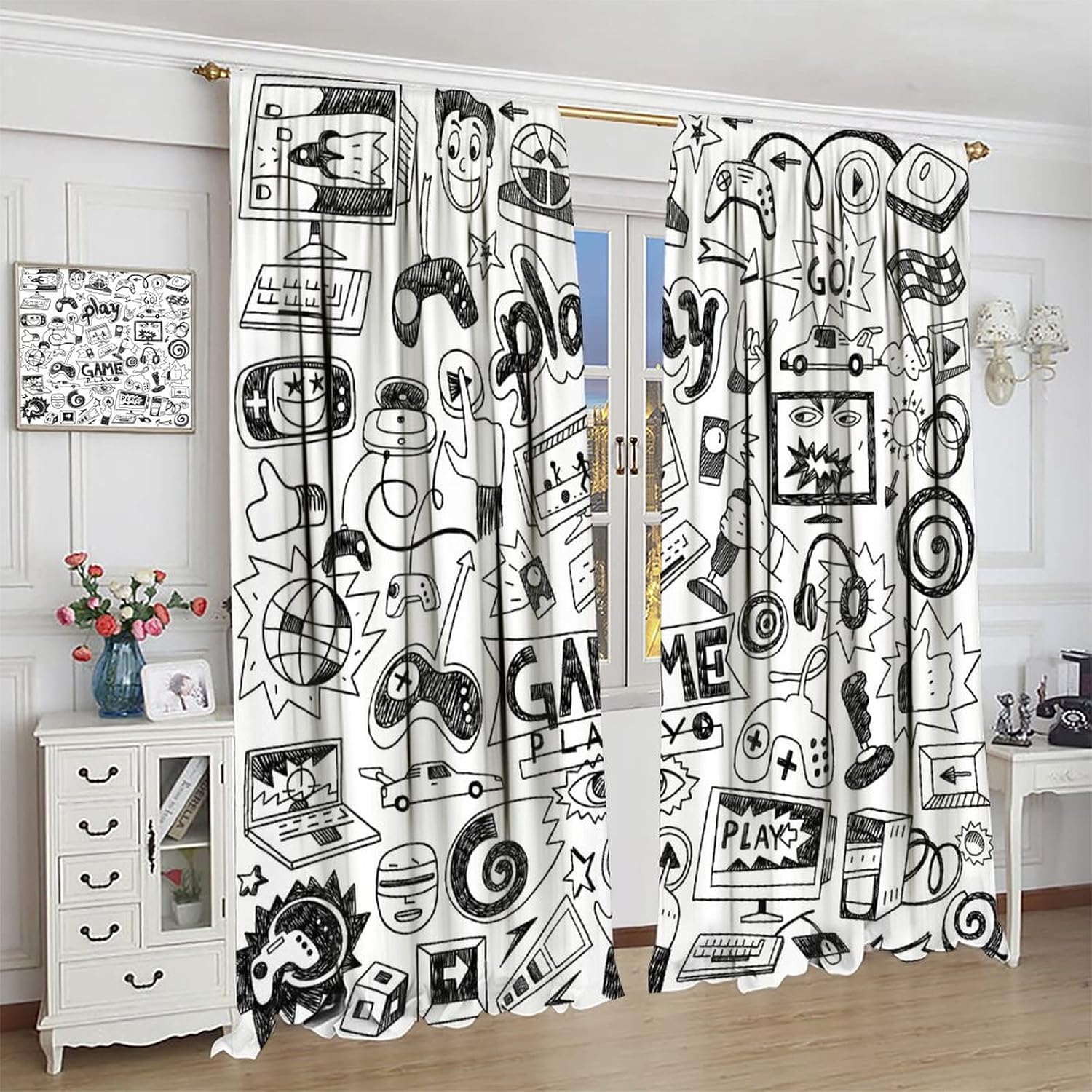 Gaming Video Game Curtain Deco - огляд і ціна Retro Gaming Youtube